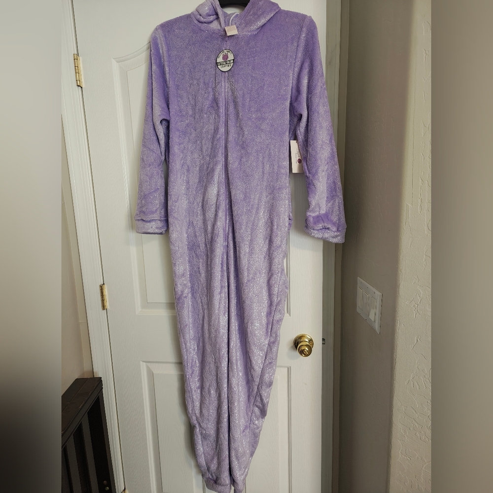 NWT 2X Secret treasures Unicorn Zip Up Onesie/Sleeper pjs